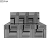Zebra Stripes Jewelry Boxes Natural Wood Rectangle Cosmetic Jars Dresser Table Desk Decoration Exquisite Jewelry Storage Jar 1