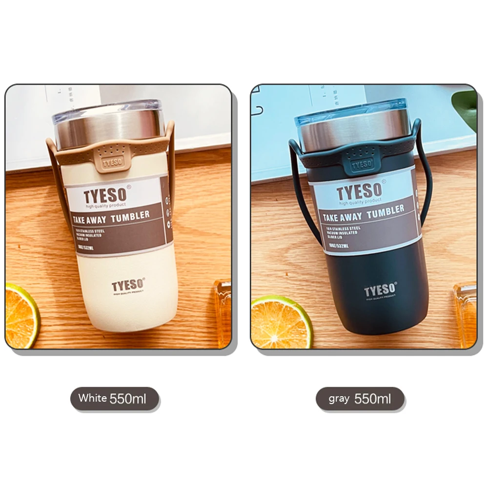 550ml Coffee Cup Insulated Mug 304 Stainless Steel Travel Thermos Cup Car Covered Coffee Vacuum Flask Beer Mug Vacuum Cup