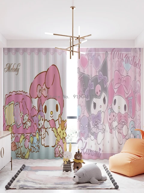 DIY Self-assembly Cartoon Sanrio Acrylic Wall Sticker Hello Kitty Melody  Kuromi Cinnamoroll Wall Sticker Kids Room Wall Decor - AliExpress