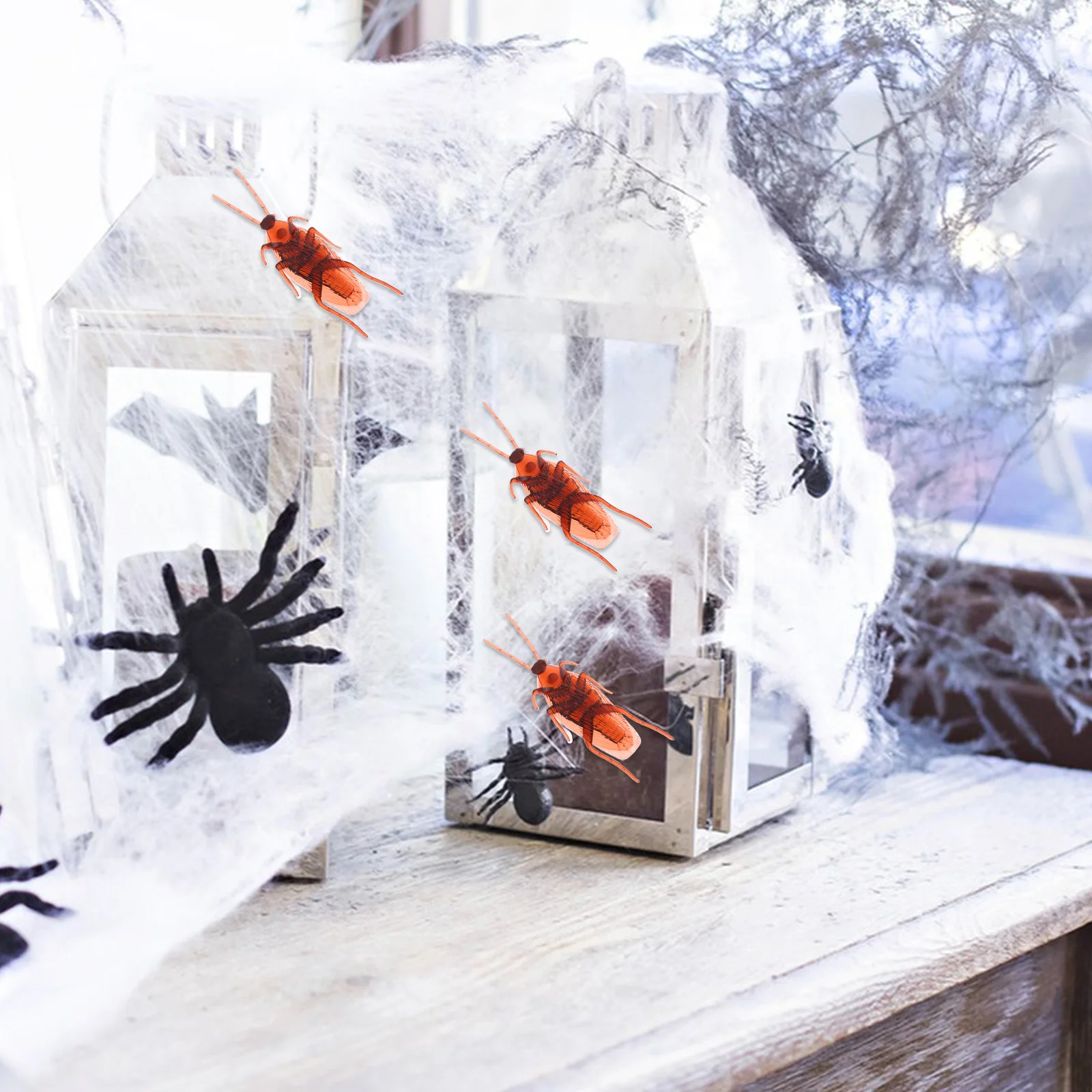 

Fake Roaches Cockroaches Pranks Prank Toys Simulation Plastic Look Real Bulk Roach For Fools Novelty Model Halloween Adults