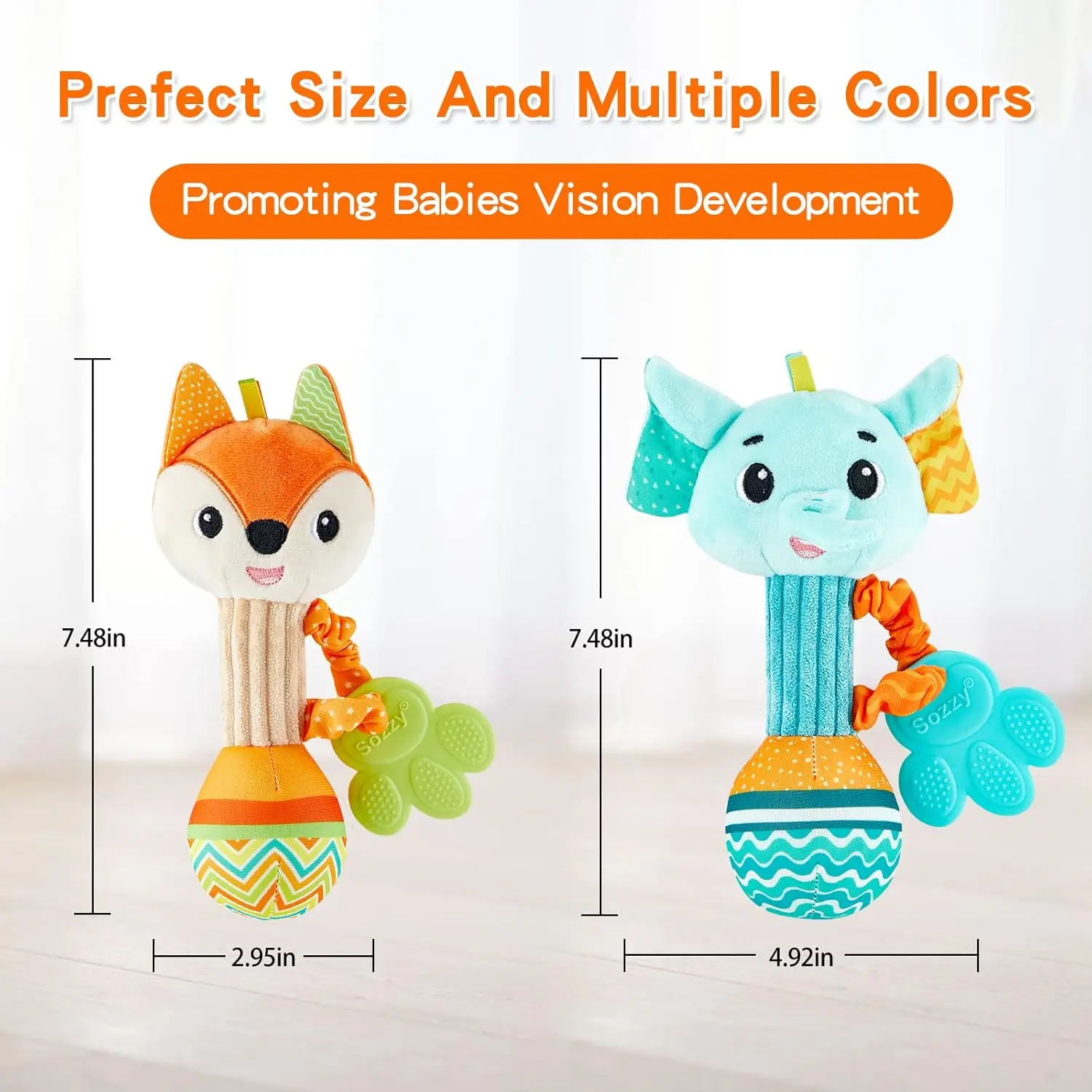 Baby Rattle Teething Toy 5