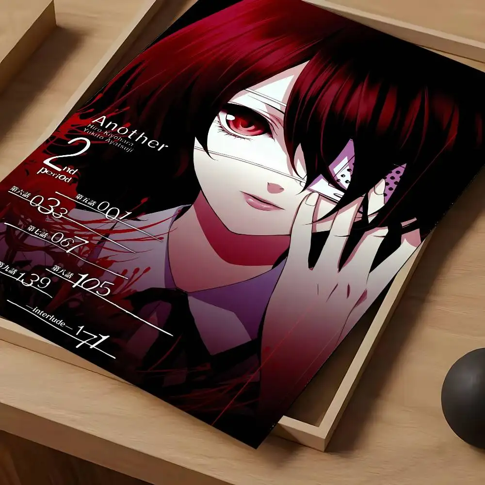 Anime A-Another M-Misaki Mei Poster Wasserdicht Vintage Film Poster Hohe Qualität Wand Kunstdruck Für Room Decor Geschenk – Detail 6