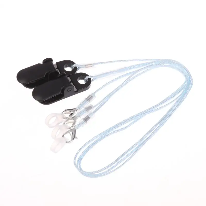 Multifunctional Hearing Aid Clip with Anti-Loss Strap and Secure Hold