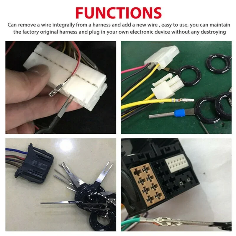Car Terminal Removal Kit 41/26pcs Box Wire Plug Connector Extractor Puller Release Pin Extractor Set Terminal Plug Repair Tools