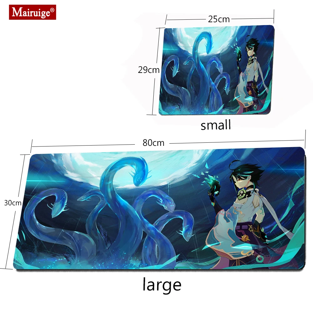 

Drop Shipping XXL Genshin Impact XIAO Mouse Pad Gamer Anime Large Desk Mat Computer Gaming Peripheral Accessories MousePads