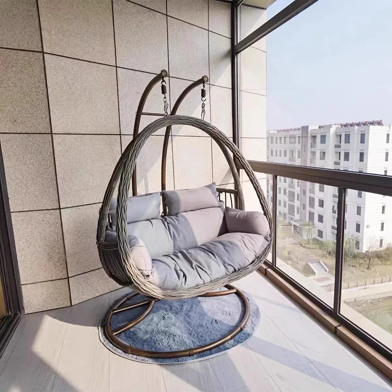 Mount Basket Hanging Chair Indoor Double Adults Swing Chair Metal Designer Sillas De Jardin Para Exterior Home Decoration