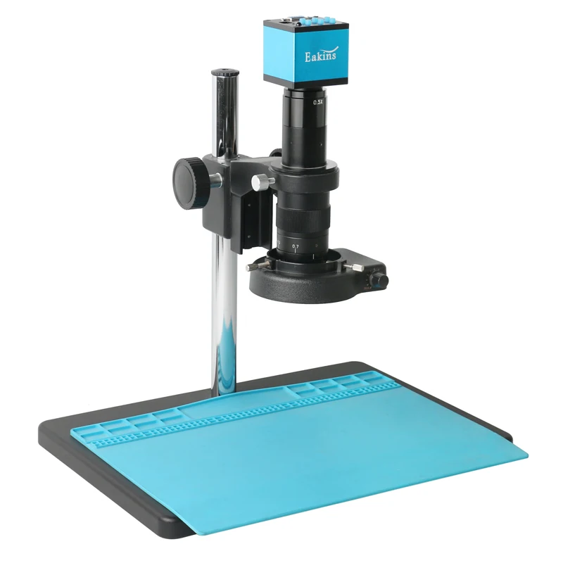 Industria Digitale Hdmi Vga Microscopio Fotocamera 180X 300X Zoom C-Mount Obiettivo Per Pcb Smd Telefono Cpu Riparazione Saldatura Usb Storage