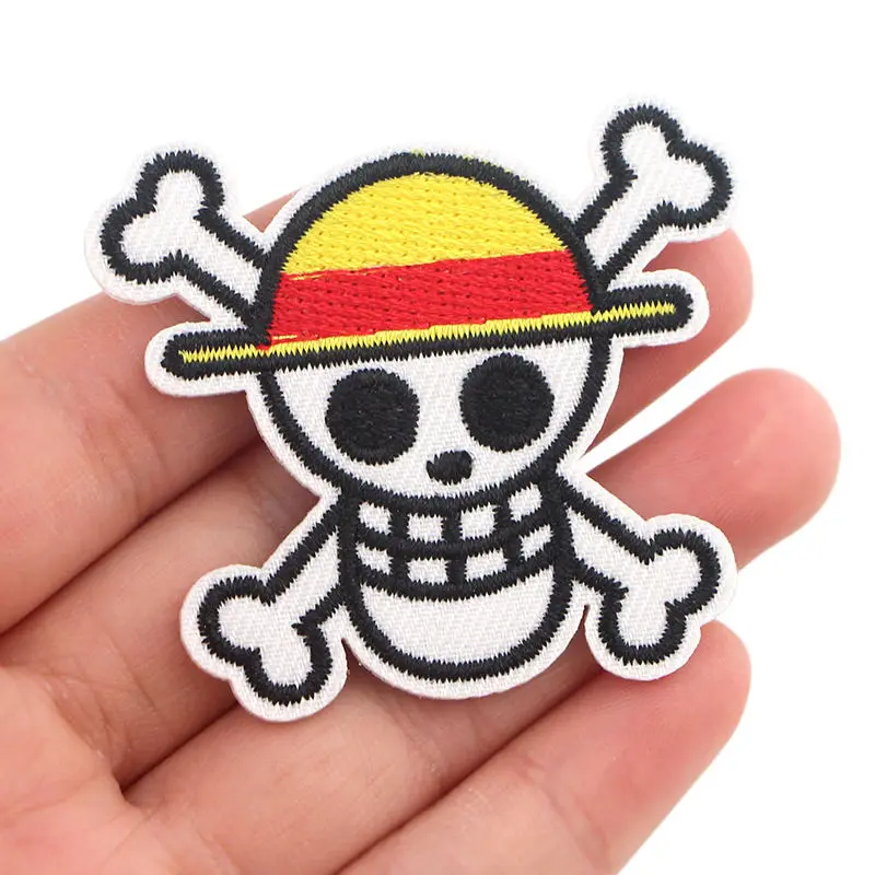 ワンピースカワイイクロスステッカー、ルフィ、チョッパー、ace、漫画