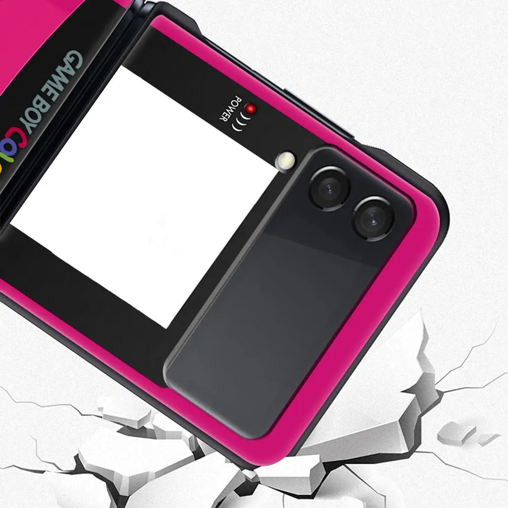Gameboy Boy Game Phone Case For Samsung Galaxy Z Flip 4 5 3