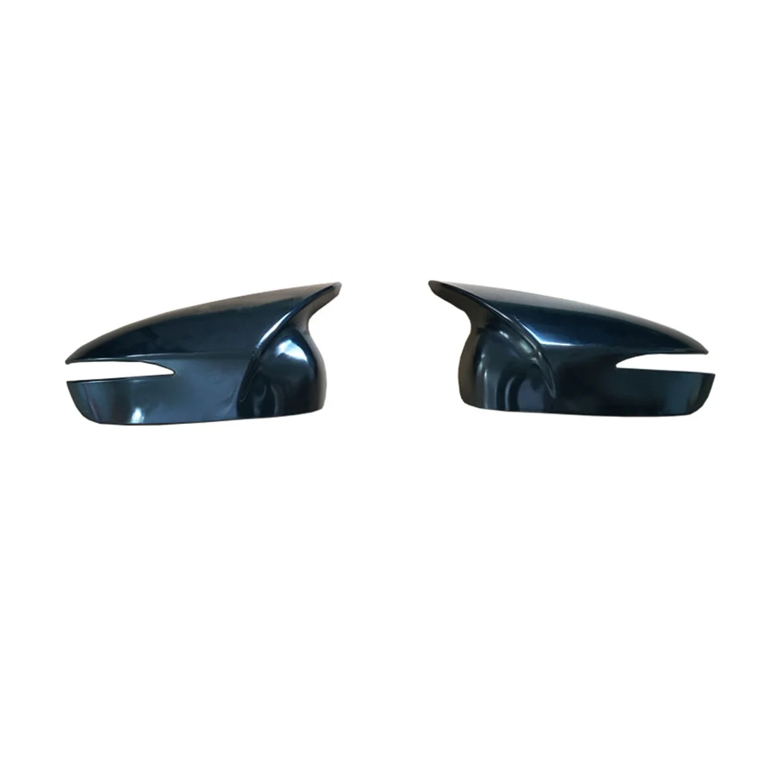 

2Pcs for Mazda CX4 CX-4 2016-2022 Car Glossy Black Ox Horn Rearview Mirror Cover Cap Door Mirror Shell Side Mirror