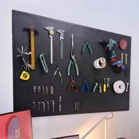 Metal Tools Wall Hole Plate Universal Wall Hanging Tool Storage Plate Portable Tool Organizer Packaging Hole Board Shelfs 2