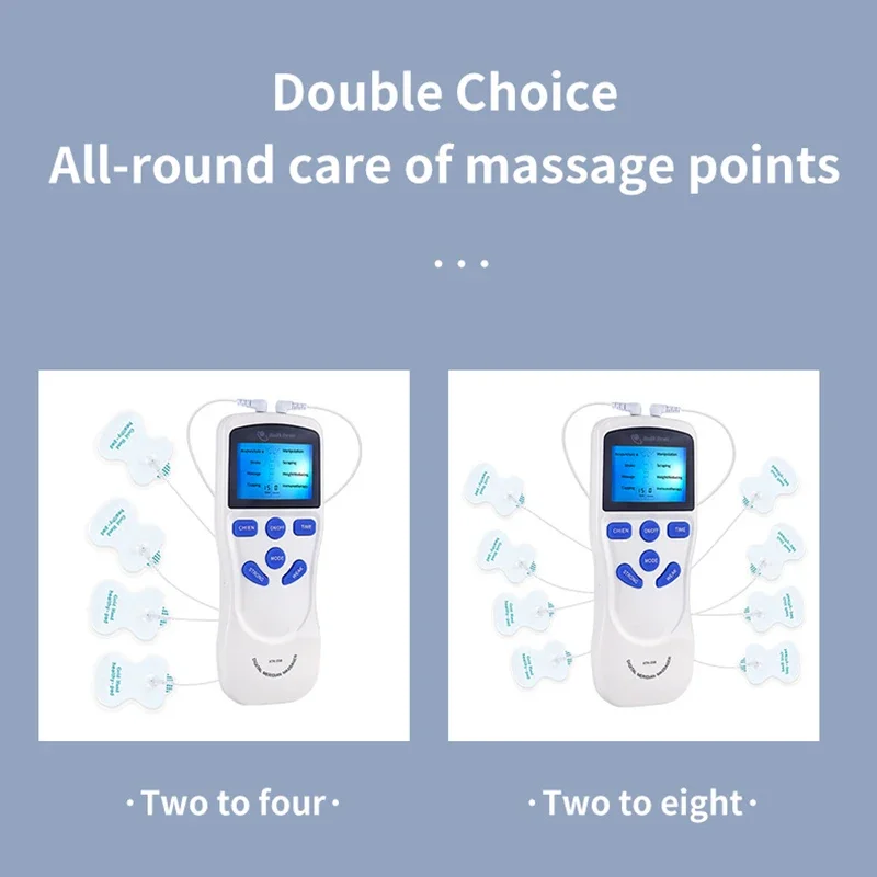 Upgrade Rechargeable TENS Therapeutic EMS Muscle Stimulator Digital Therapy Massage Device for Body Muscle Relief Stimulator