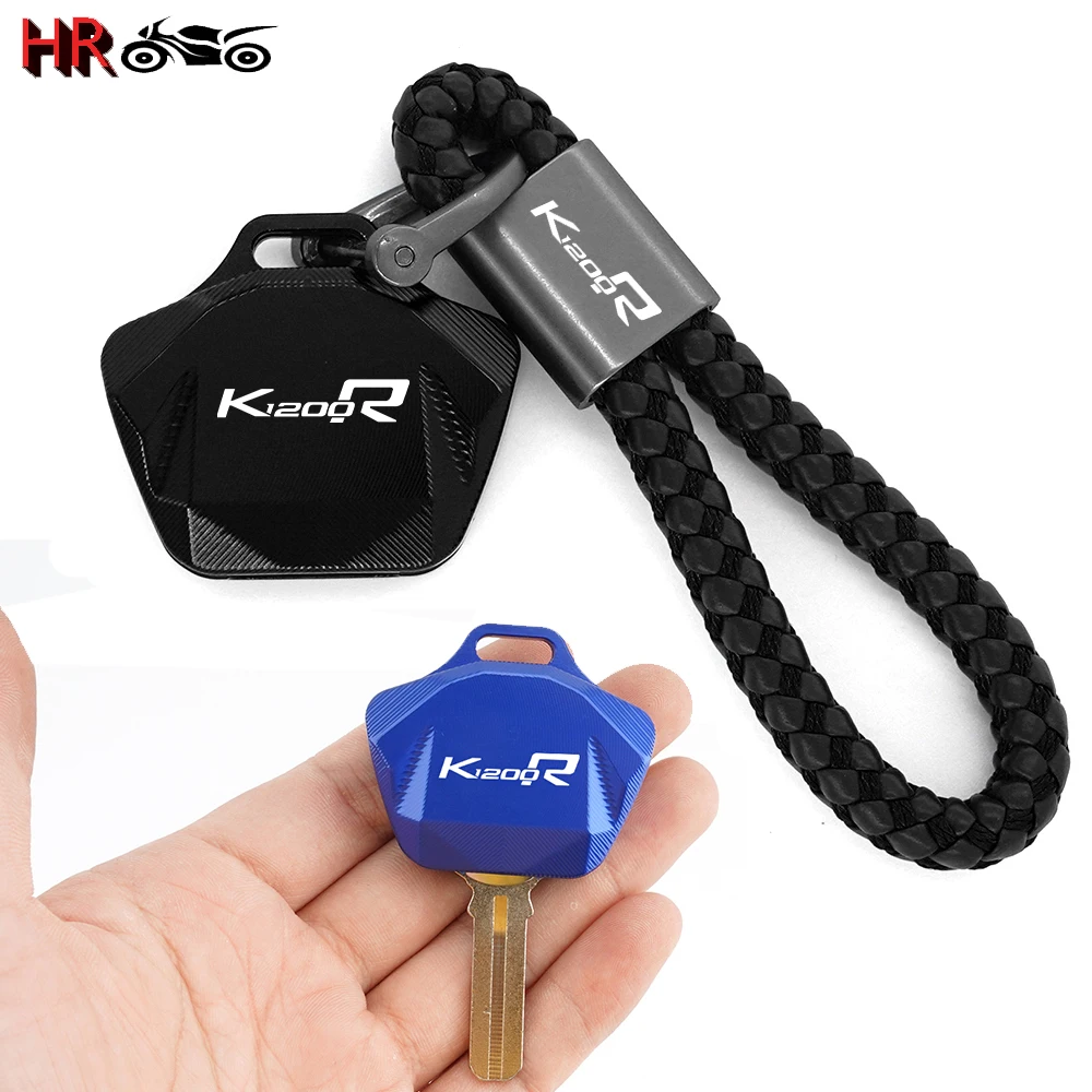 

K1200R Motorcycle Keychain Key Chain Ring For For BMW K1200R K 1200 R CNC Aluminum Key Cover Case Shell Protector Accessories
