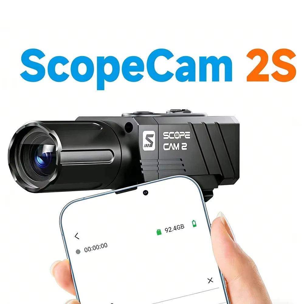 RunCam Run Cam ScopeCam 2S Объектив 35 мм Настройка Wi-Fi Водонепроницаемая FPV-камера с записью HD 1080P thumbnail 6