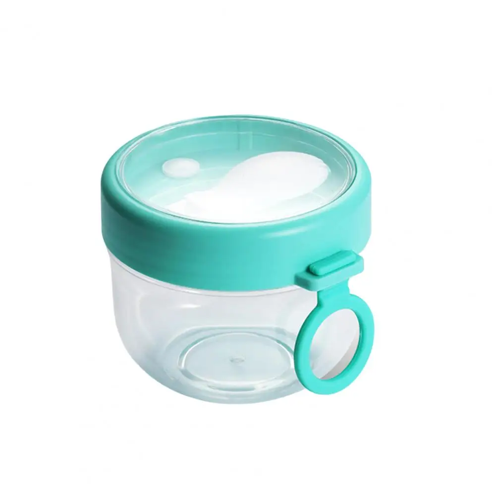 NewOvernightBreakfastCupOatsContainerSpoonFoodStoragePortable