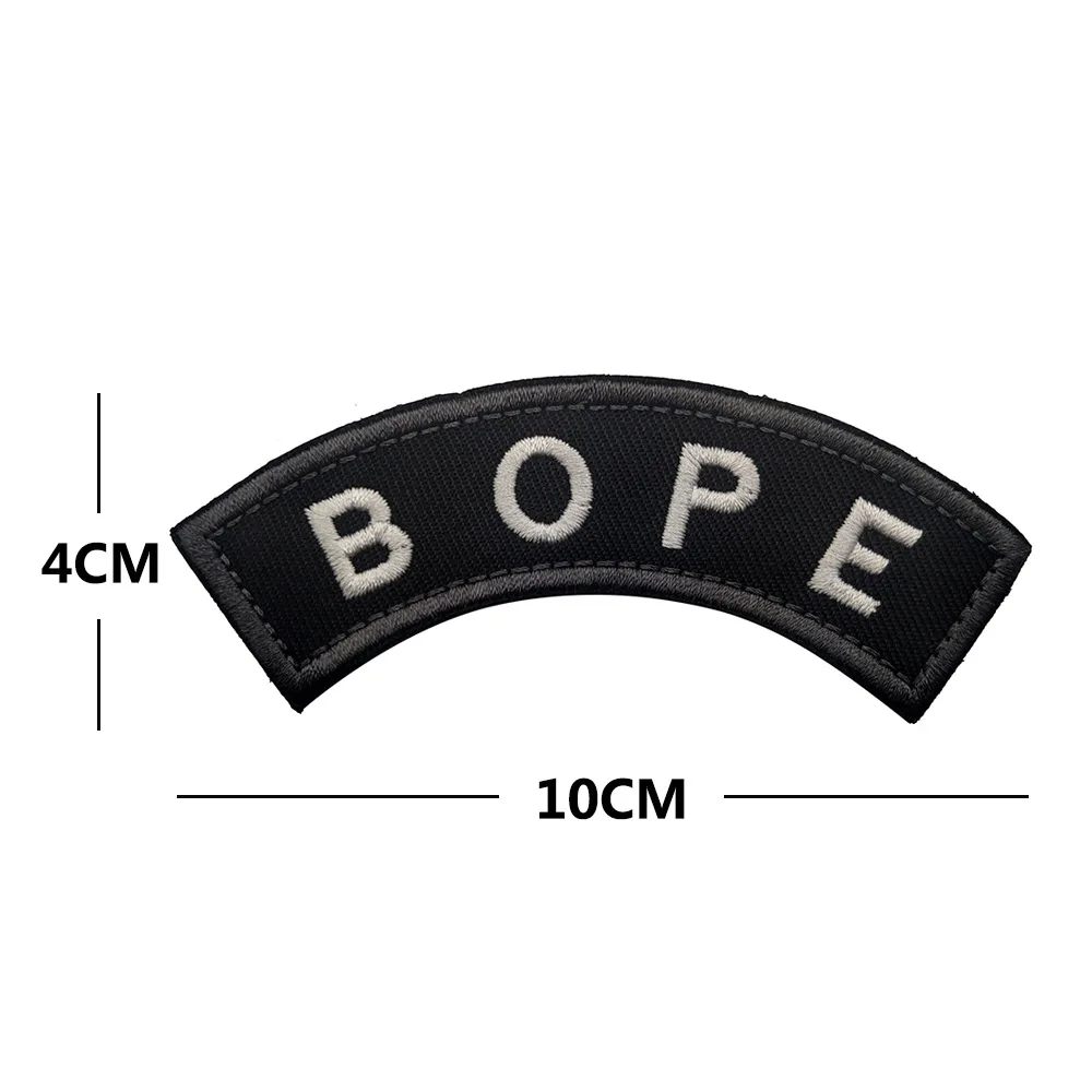 Description Picture 2 of itemBOPE Brazil Patches Armband Operacoes Especiais Embroidery Hook Loop Applique PVC Emblems badges