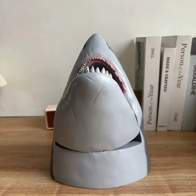 divertido cubo para palomitas de maíz del 50 aniversario, contenedor coleccionable en forma de tiburón, nuevo soporte para aperitivos, decoración del hogar de tiburón, recuerdo de 1 ud. Divertido cubo para palomitas de maíz del 50 aniversario, contenedor coleccionable en forma de tiburón, nuevo soporte para aperitivos, decoración del hogar de tiburón, recuerdo de 1 ud. 3