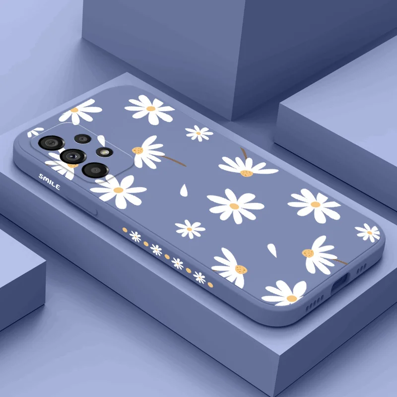 Charming Daisy Silicone Phone Case Cover