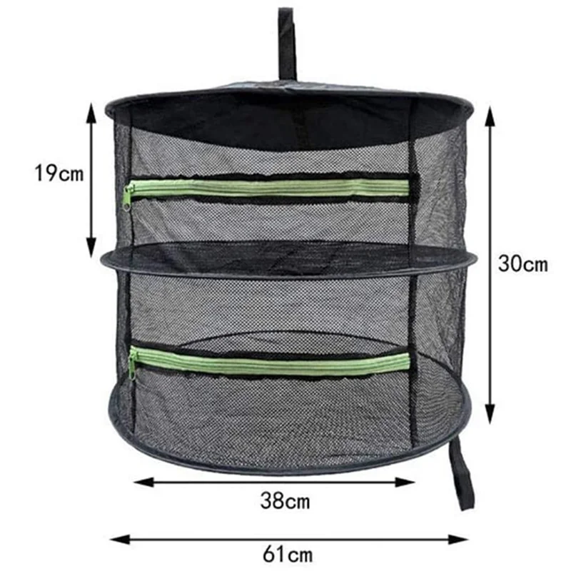 2X 2-Layers Herb Drying Rack,Food Dryer,Mesh Drying Rack,Mesh Net Dryer,Net Dryer, Drying Rack Hanging,Collapsible 5