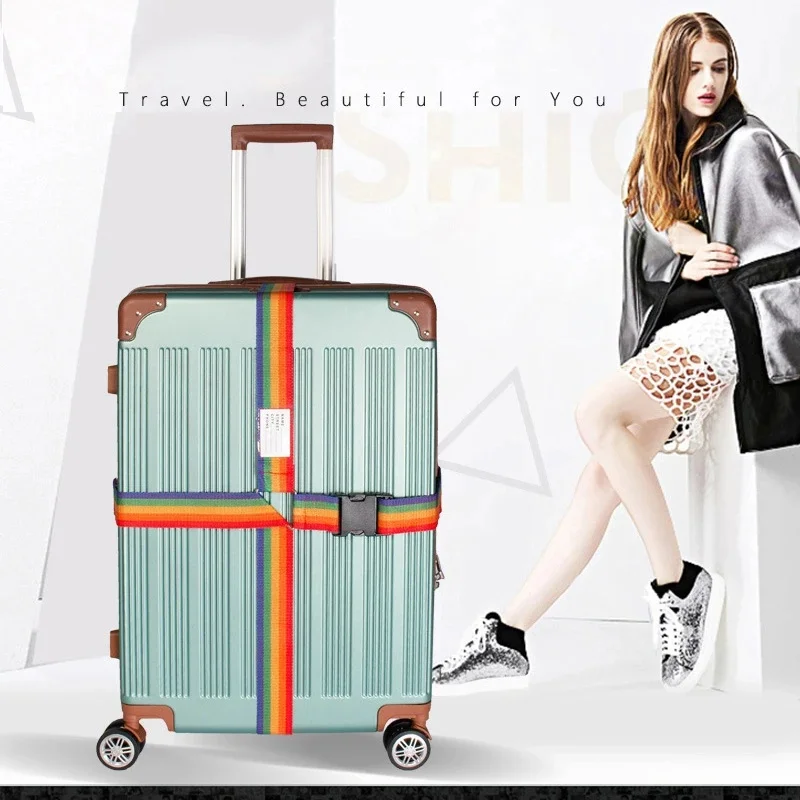 ConvenientAdjustableLuggageStrapsPortableBungeesEasyTravel