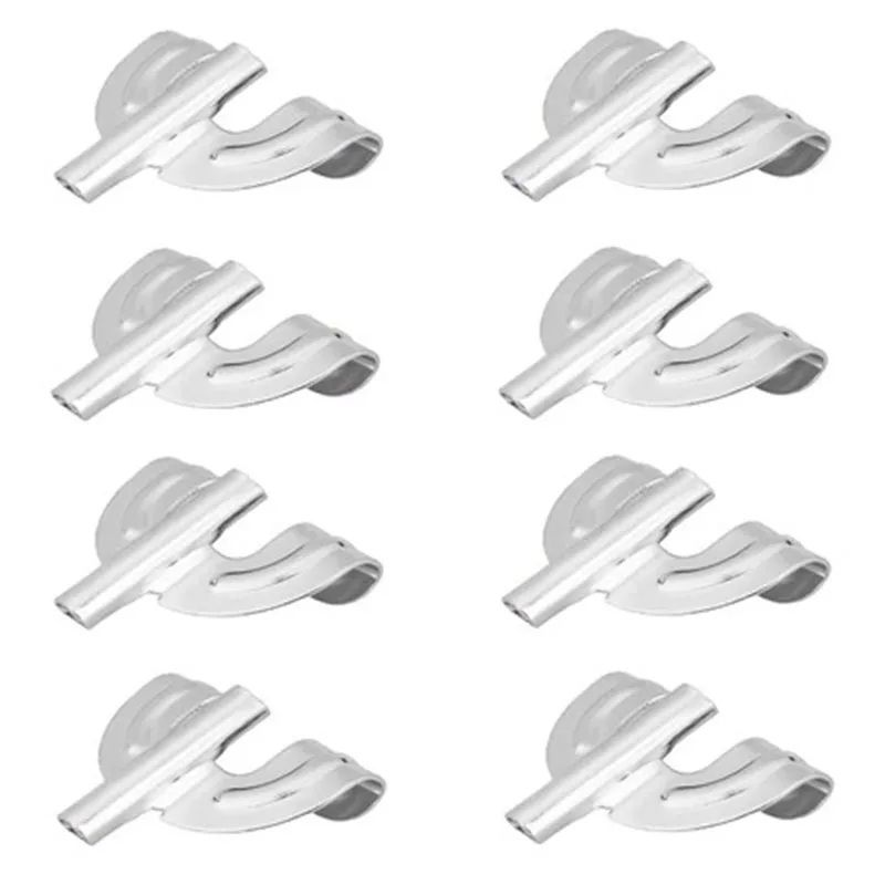 

8 Pack Bass Drum Claw Hook Iron Drum Claw Hook For Bass Drum Parts Accessories,Silver