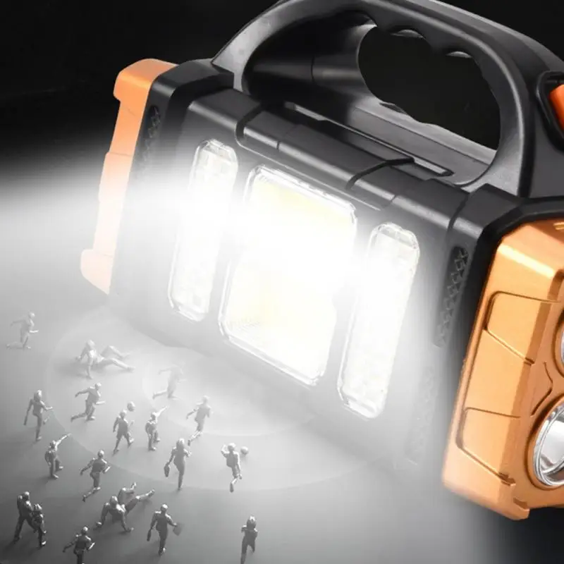 

Portable Powerful Solar LED Flashlight With COB Work Light Outdoor Solar Torch Light USB Rechargeable Handheld 4 Lighting Modes