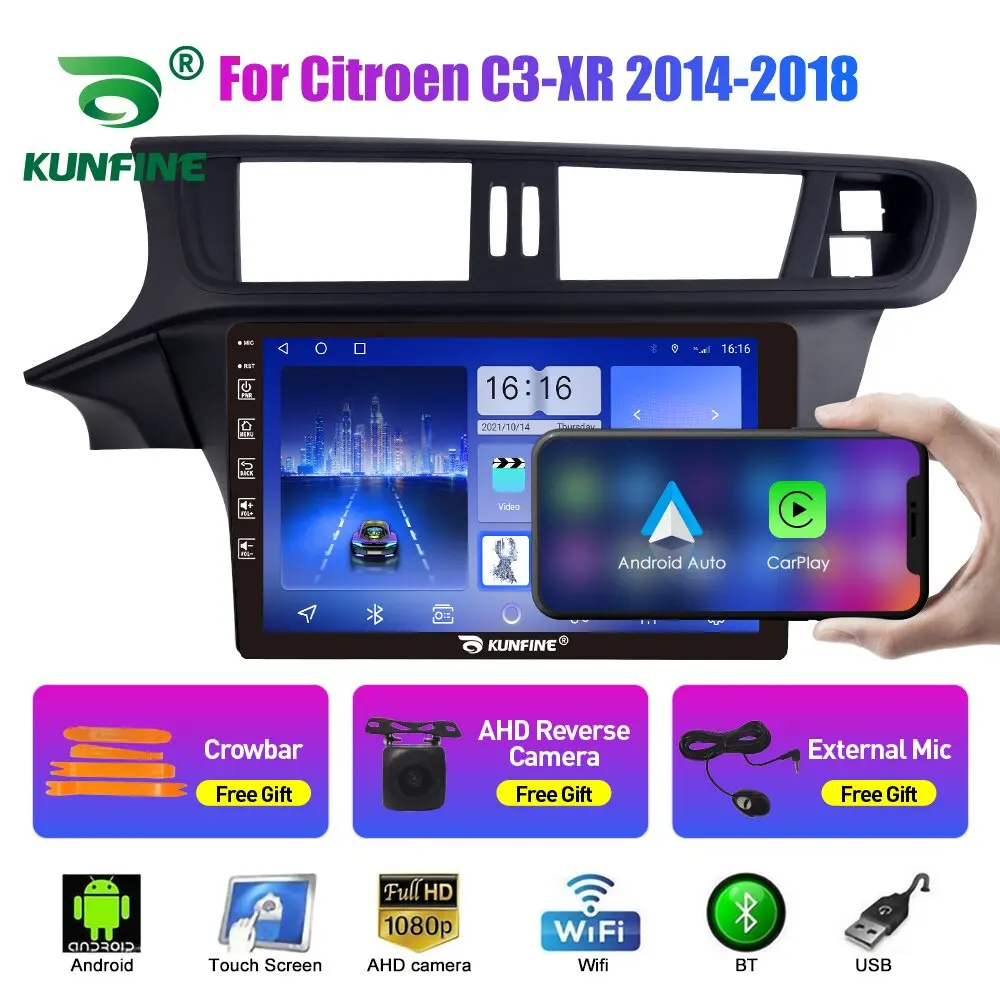 2 Din Android Car Radio for Citroen C3-XR 2019 2020 WIFI GPS Navigation FM  BT Car Stereo Multimedia Player Head Unit Autoradio - AliExpress