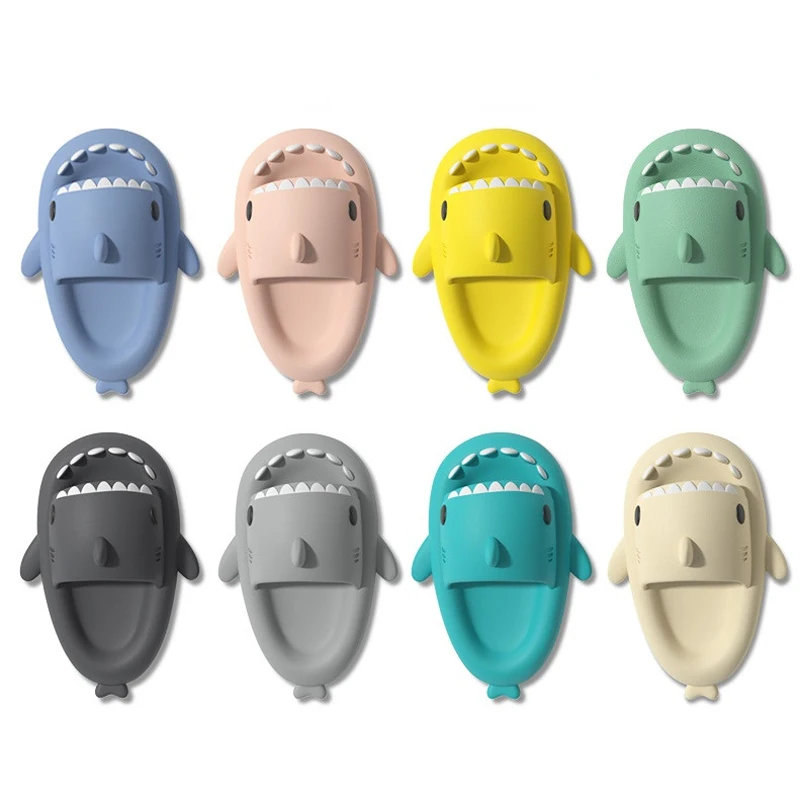 

Home Slippers Cloud Women Shark Clapper Summer Soft Sandal Non Slip Slides Flip Flops Men Male Ladies Funny Flat Shoe Female