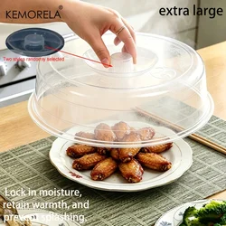 Universal Microwave and Refrigerator Anti - Splatter Lid - Cold & Heat Resistant Kitchen Tool (Extra large)