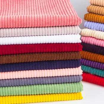 50x150cm Corduroy Fabric Solid Color Stripe 1