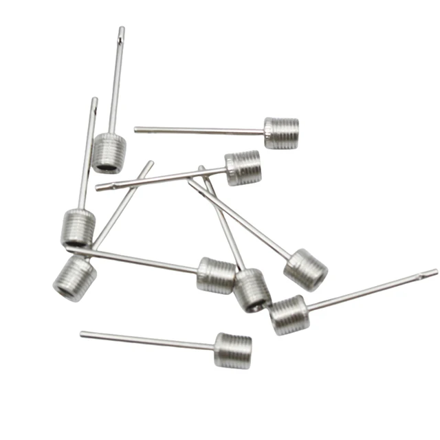 New Ball Air Needle Stainless Steel Pump Pin Basketball Inflating Needle For Football Soccer Inflatable Valve Adaptors Nozzle 5