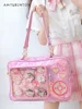 Original Japanese Lolita Itabag Backpack Daily JK Uniform Transparent Large Capacity Square Bag Sweet Cute Messenger Bag Student 1