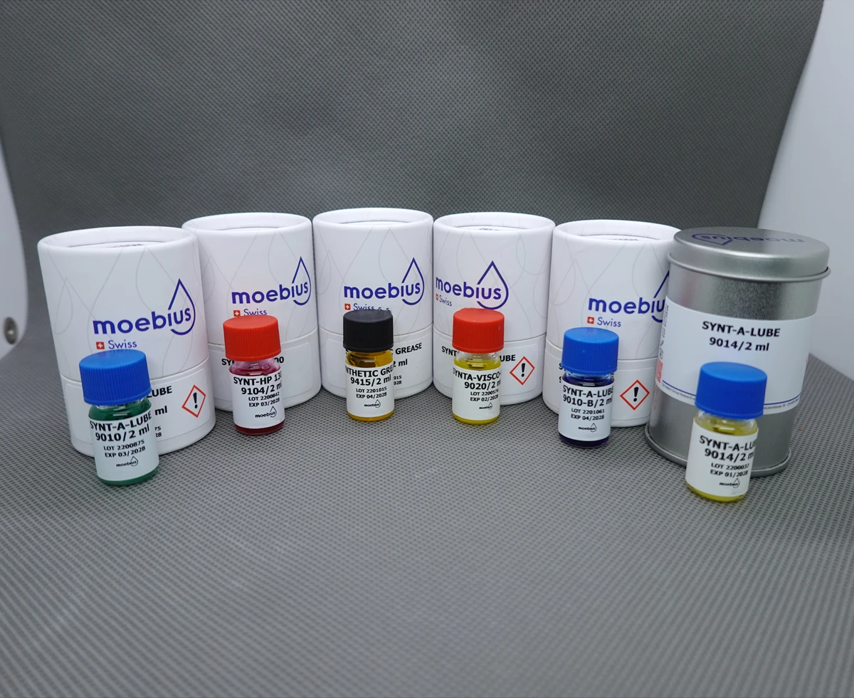 Swiss made Moebius 8000 universal watch oil for lubricating watch