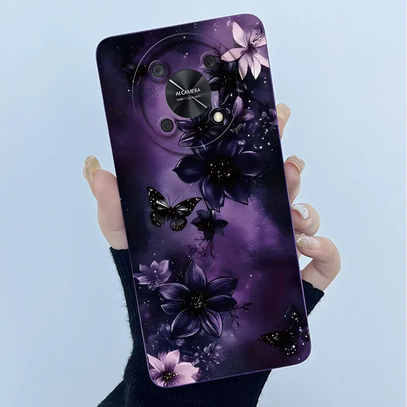 Matte Soft TPU Phone Cover with Cute Panda and Cat Design