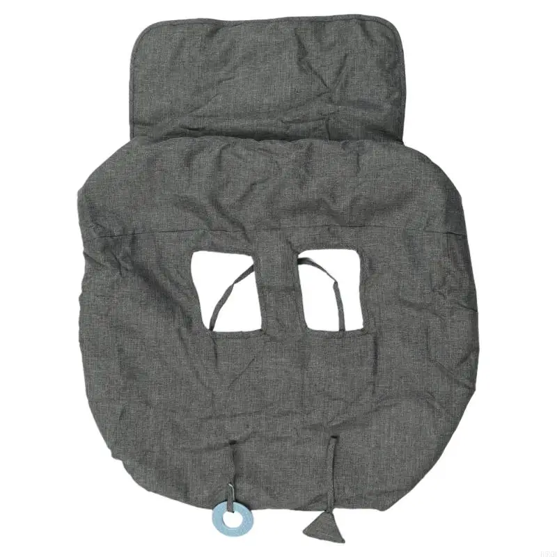 B5XB Secure Shopping Cart Liners Polyester Fiber Grocery Cart Cushions for Infants