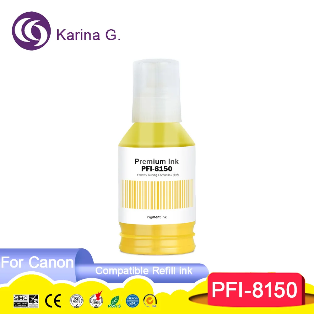 PFI-8150 PFI8150 PFI 8150 Premium Color Compatible Bottle Water Based Refill Pig