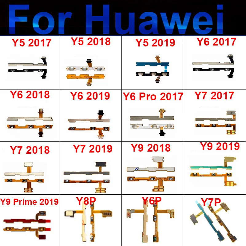 Universal Power and Volume Side Button Flex Cable