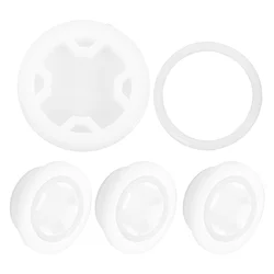 4 Pcs Threaded Lid Safety Seal Drum Lids New Material Container Oil Drums Caps Oil Drums Polyethylene