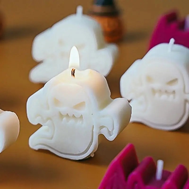 4pcs Comforting Scent Candles Set For Halloween Shaped Candles Safe Scented Candles Novelty Candles navidad decoracion 2025 - Image 7
