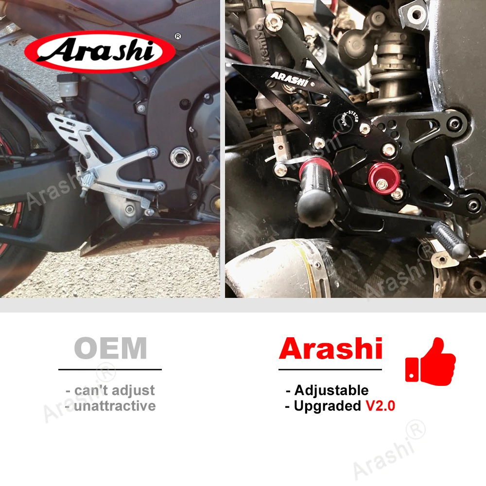 Motorfiets Voetsteunen Voor Achter Voetsteun Fit voor Suzuki GSXR Motorfiets Voetsteunen Voor Achter Voetsteun Fit voor Suzuki GSXR