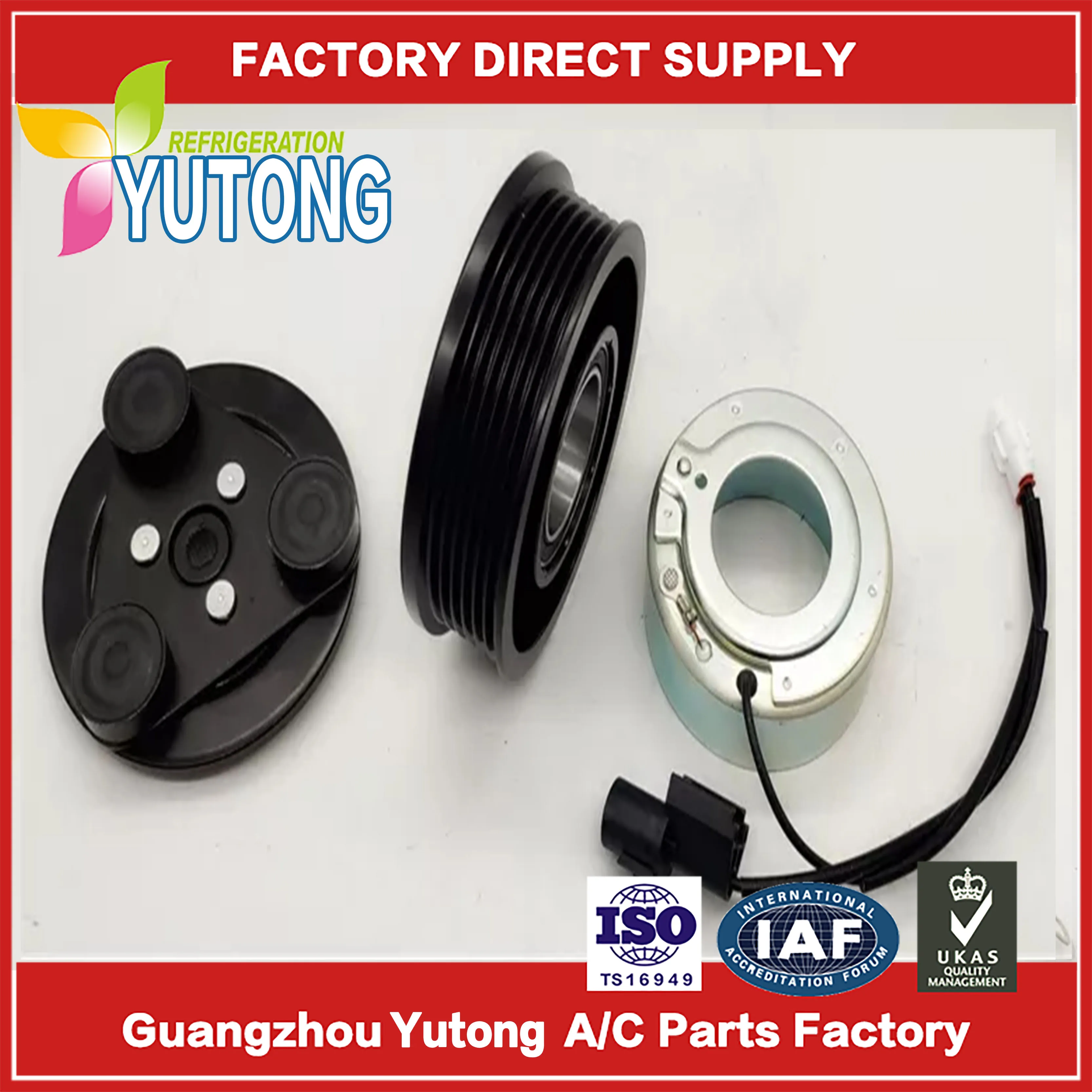 Msc105 102Mm Puleggia Elettromagnetica 12 Volt Condizionatore D'Aria 6Pk A/C Compressore Frizione Parti