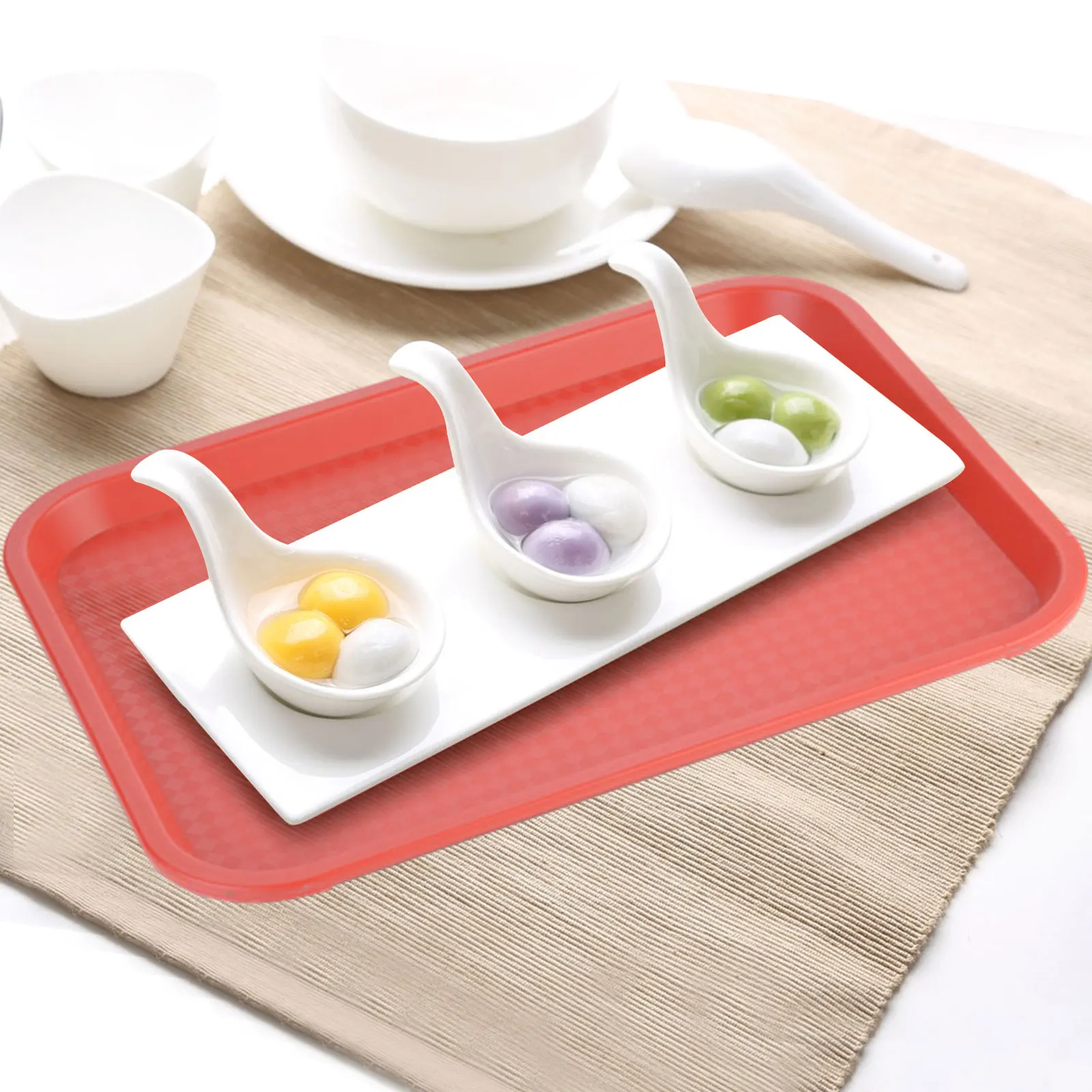 Decorative Tray Sturdy Office Multipurpose Kitchen Tea Snacks Durable Serving Tray Desk Organizer Serving Platter wooden serving tray tea tray