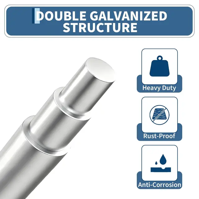 Galvanized Wire Fence, Heavy Zinc for Farm and Garden Protection 4Ft/5Ft/6Ft x 328Ft