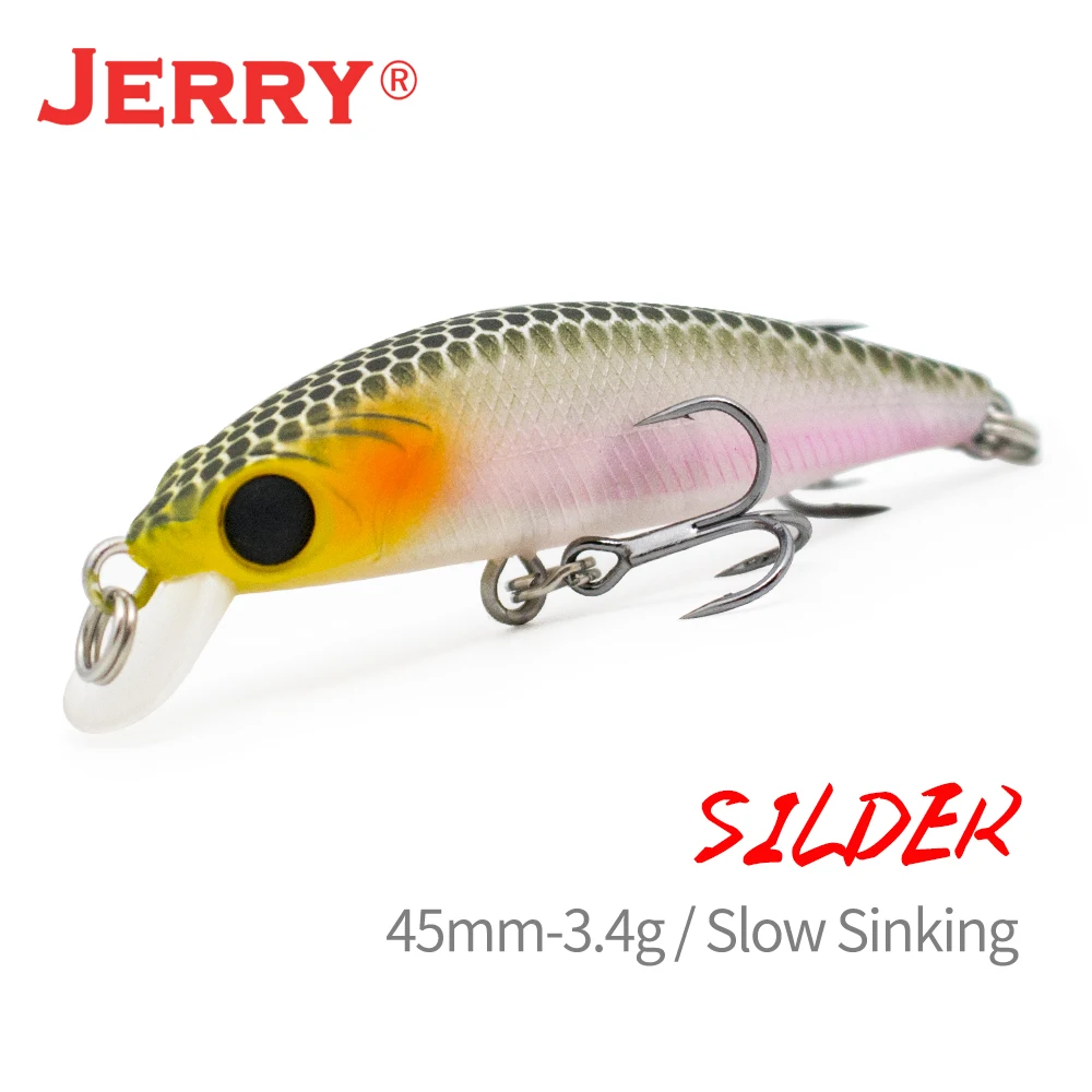 Jerry Silder Ultralight Spinning Fishing Lures Micro Minnow Lure