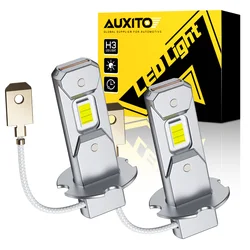 Enhanced LED Car Headlight & Fog Light Bulbs - Super Bright Yellow & White - H3 (Yellow)