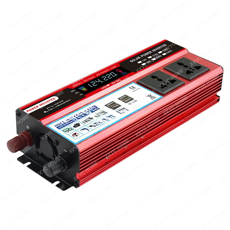 

Factory price direct sales 1500W with LCD screen and 4USB 12 to 220V photovoltaic vehicle inverter