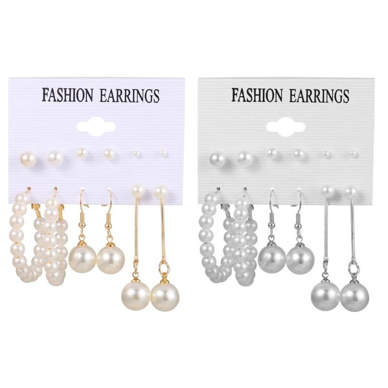 

Женские винтажные серьги из бисера с жемчугом для девочек, модные ювелирные аксессуары