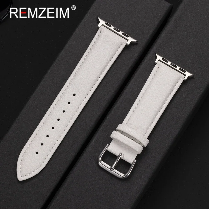 Premium Leather Strap for Smartwatch Bands - Elegant and Versatile Bracelet Watchband