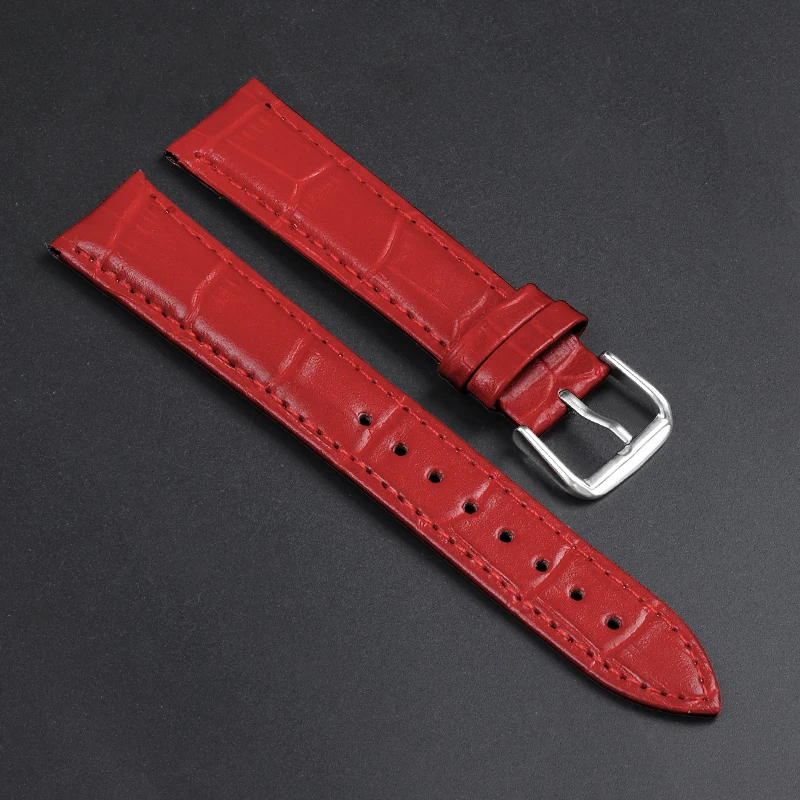 Premium Calfskin Leather Slub Pattern Watch Strap - Universal Fit