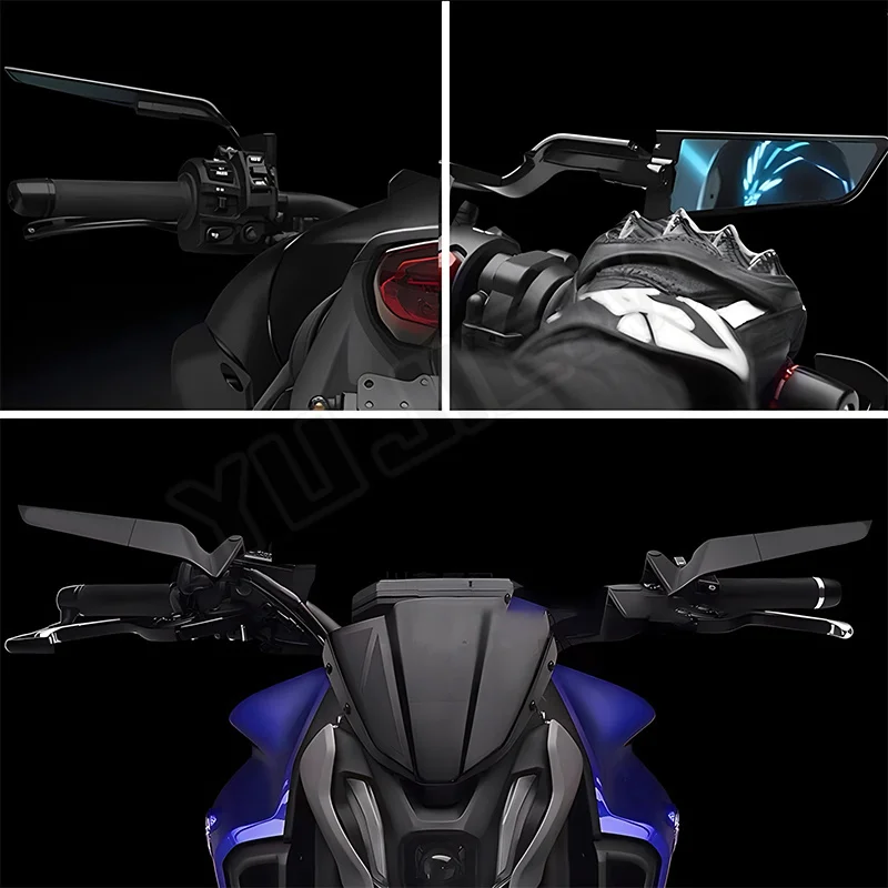 For Kawasaki NINJA 500 NINJA500Motorcycle CNC Fixed Wing Rearview Mirror,Motorcycle Side View Mirror,Motorcycle Rear-View Mirror 5
